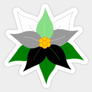 Pride Poinsettia Sticker